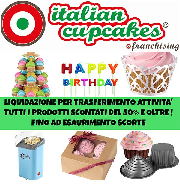 Italian Cupcakes cambia sede e sconta i suoi prodotti!